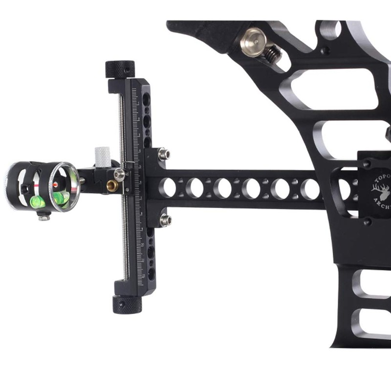 ZSHJGJR Compound Bow Visor Single Needle Pin Bow Sight 4x