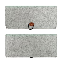 Ryo Raku Seikan Switch OLED / Switch Compatible Storage Case, Game Card Storage, For Switches/Switches Organic EL Storage Bag, Felt, Lightweight, Dustproof, Full Protection, Shock Absorption,