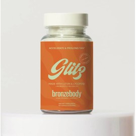 GLITZ – Accelerate & Prolong Your Tan Naturally – Made with Lutein, Lycopene, and Probiotics for Skin Hydration, Elasticity, and Resilience – Plant-Based and Clean Formula – 30-Day Supply