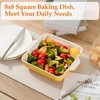 NUTRIUPS 8x8 inch Square Baking Dish, 50 Oz Ceramic Baking