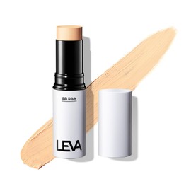 LEVA BB Stick, Light Beige, Easy Trouble Cover, For Beginners, Time Shortening, No Technique, Just Apply Directly (Bear, Pores, Acne Marks, Blue Beard, Skin Color Correction), SPF 47 PA++++, Job