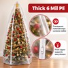 Transparent Christmas Tree Storage Bag for Artificial Trees – Thick