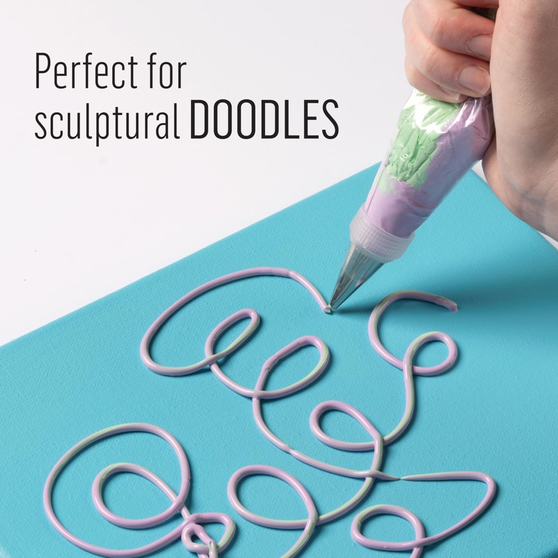 FolkArt Super Thick Acrylic Paint with a Textured Finish, Black,