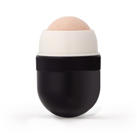 ONPPLE K-make up - Rodillo facial volcánico absorbente de aceite, herramienta de masaje facial portátil y reutilizable, control de aceite sobre la marcha (negro)