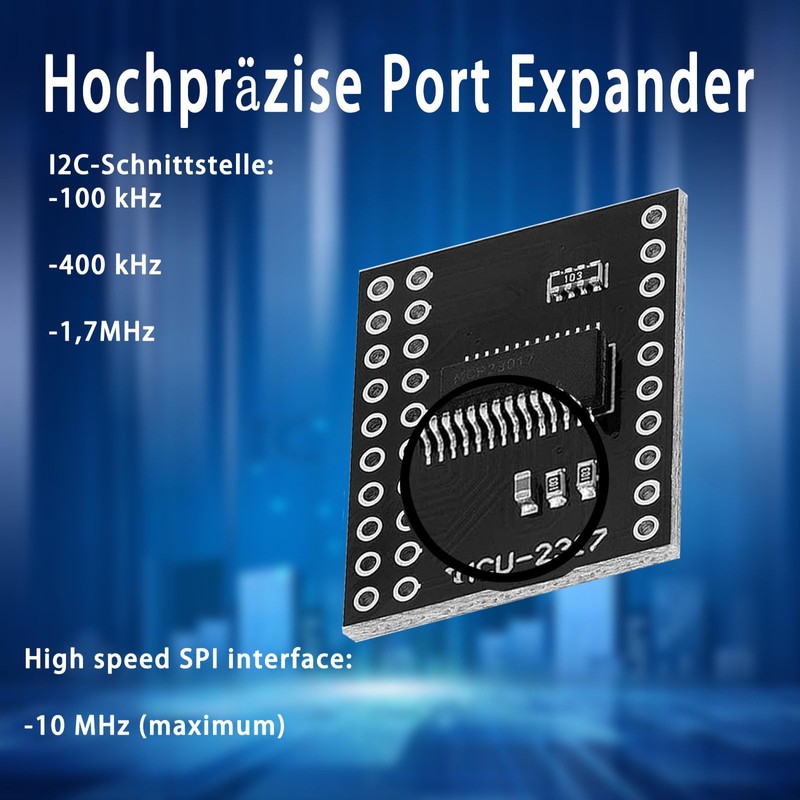 MCP23017 I2C CJMCU-2317 Serial Interface 16 Bit I/O Expander Module