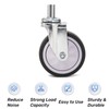 Goaste 2 Pack Spring Loaded Gate Casters, 4 Inch Heavy