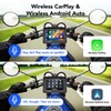 YCV Motorcycle Carplay Screen, Wireless CarPlay & Android Auto for