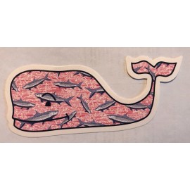NEW Vineyard Vines Mackerel Fish Whale Sticker Decal