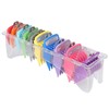 10 Sizes Hair Clipper Combs Guides Professional Colorful Number Coded