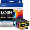 VOREDO LC404 Ink Cartridges Compatible Replacement MFC-J1205W Ink Cartridges LC-404