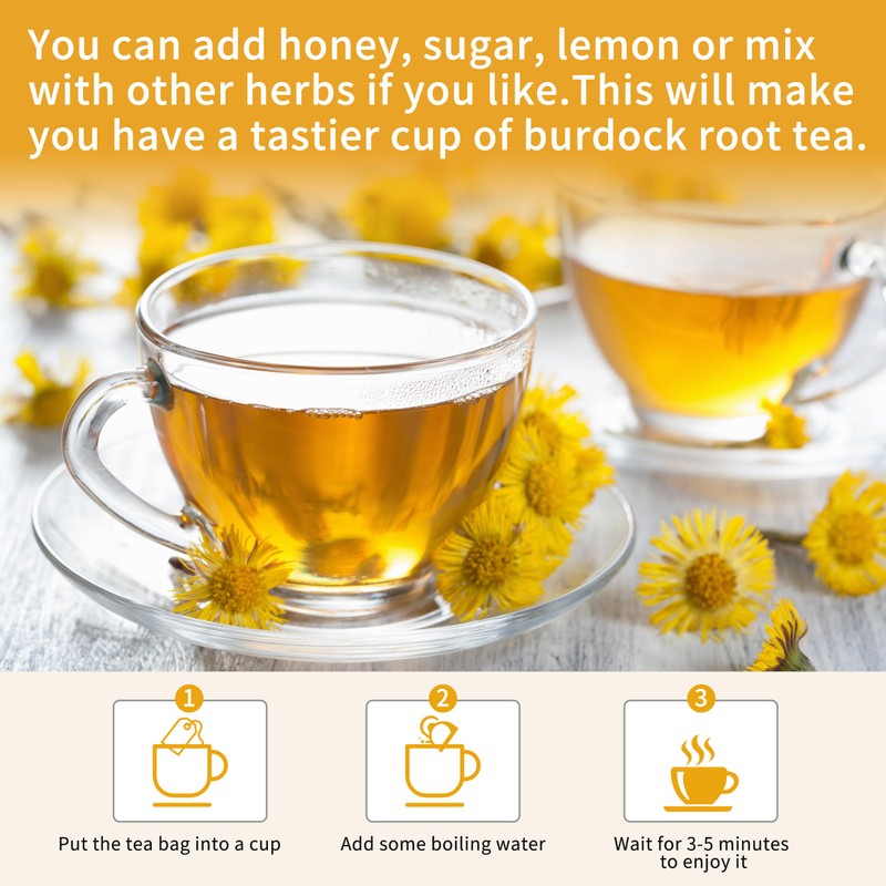 Dandelion Leaf & Root Tea Bags with 50 Count -