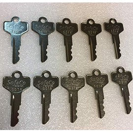 SafeCo Brands Keys for Allen Bradley Switches D018 SafeCo Brands (D018 Allen Bradley 10-Keys)