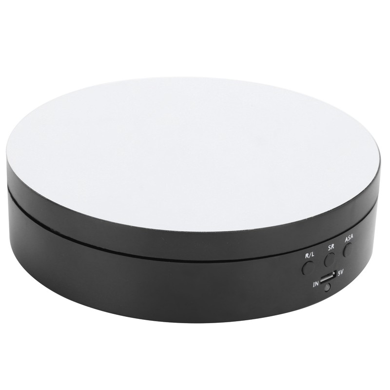 3 Speeds Electric Rotating Display Stand 360 Degree Turntable Jewelry