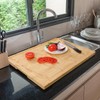 24 x 18 Extra Large Bamboo Serving Boards for Kitchen,