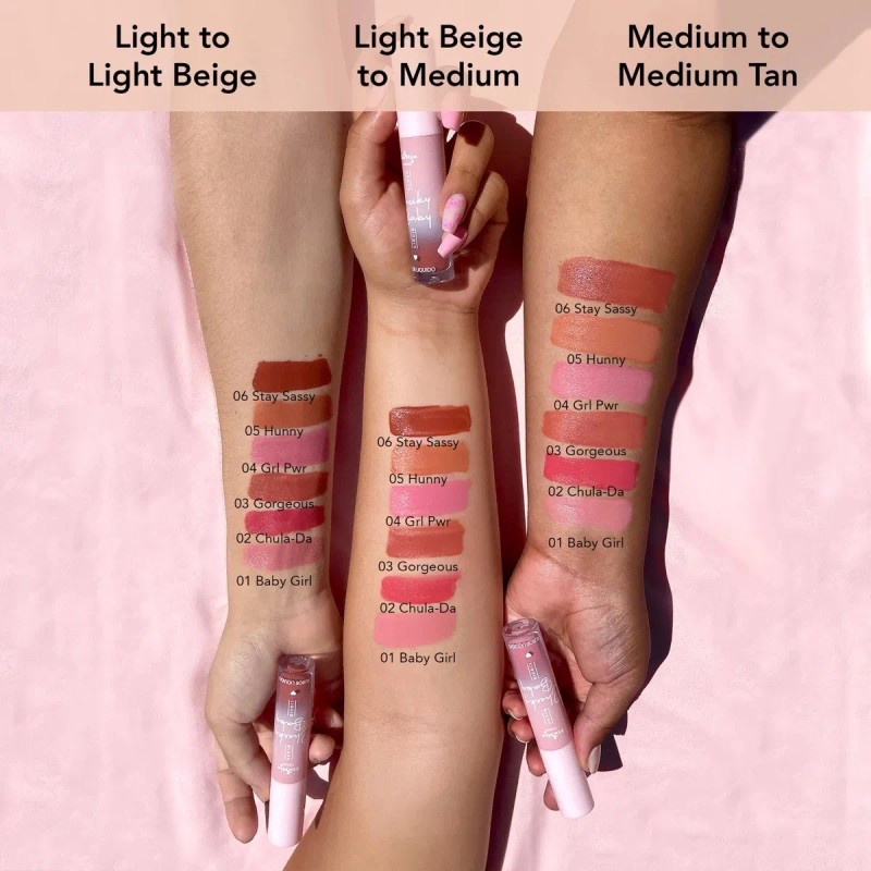 Rubor Liquido Cheeky Baby Italia Deluxe Mejillas Y Labios Tono