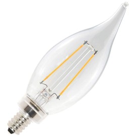 Halco 85065 - CA10CL4ANT/827/LED2 Candle Tip LED Light Bulb