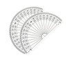 Leline's 4 Inch Protractor, Plastic Student Math Protractors, Pack of