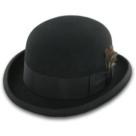 Hats in the Belfry New Tammany Bowler (US, Alpha, X-Large, Standard, Navy)