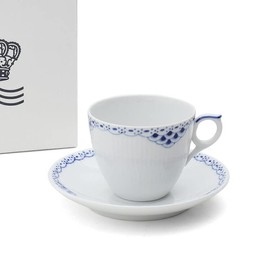 Royal Copenhagen Princess 1104071 Coffee Cup & Saucer, 6.1 fl oz (180 ml)