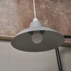 Retro Style Grey Metal Easy Fit Ceiling Pendant Light Shade