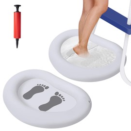 2Stück 87x65cm Aufblasbares Fußbecken - Pool Fussbad -Fussbad für Pool Wanne Spa Schwimmbecken Whirlpool oder Pool Aufstellpools