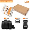 BEYOURD 3/4" Buckles and Straps Set: 6 Yards of Thick