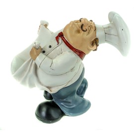 UDO Schmidt Bottle Holder Chef 20 cm Cooking Restaurant Decorative Figure