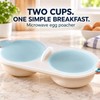 Microwave Egg Poacher for Quick Breakfasts – Double-Cup PP Egg