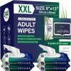 OPTEEL Adult Wipes For Elderly - 8"x13" 240ct (4 Packs