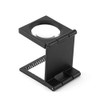Folding Pocket Magnifier,Magnifying Glasses 0X Pocket Standing Foldable Magnifier Loupe
