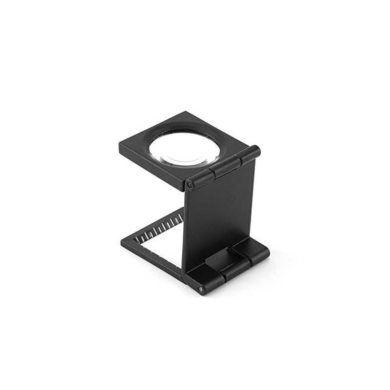 Folding Pocket Magnifier,Magnifying Glasses 0X Pocket Standing Foldable Magnifier Loupe