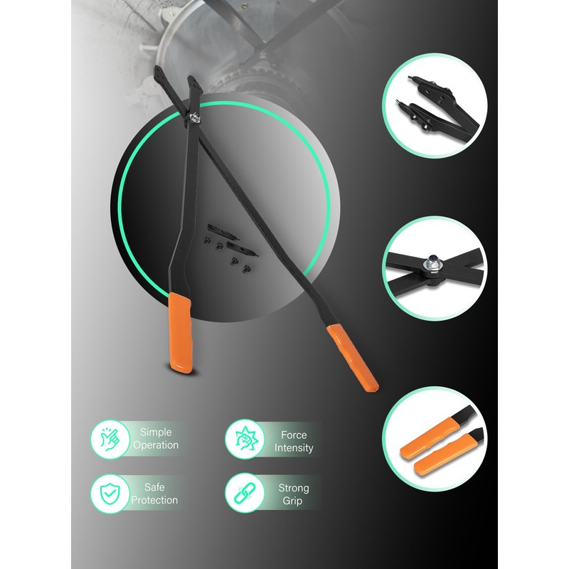 1489 26inch Internal Retaining Ring Pliers with Interchangeable Tips Fit