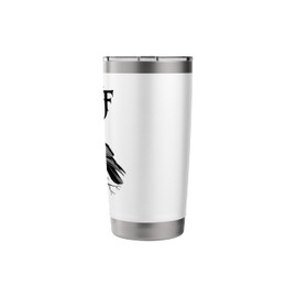 Black Crow F-Caw-F Funny Black Bird Stainless Steel Insulated Tumbler