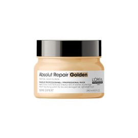 L'Oreal Professionnel Absolut Repair Golden Mask | Mascarilla dorada reparadora | Repara el daño y proporciona brillo al cabello | Con tecnología de q