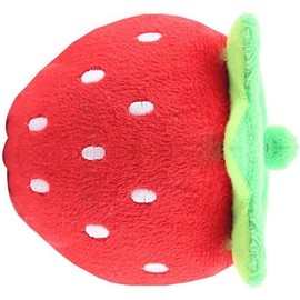Red Strawberry Practical Design and Durable Interactive Plush Squeaky Dog Toys Electronic Motion Pet Toy for Prevent Boredom Red Pet Supplies Creative and Exquisite Dog Squeak Toys Pet Supplies