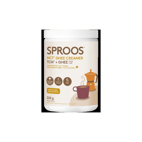Sproos MCT Ghee Creamer (Unflavoured) - 220g