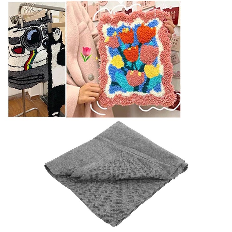 Tufting Cloth Soft Durable Polyester 6.6ft Wide 3.3ft Long Widely