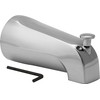 Master Plumber 197CBN Diverter Tub Spout in Brushed Nickel, 1/2-in