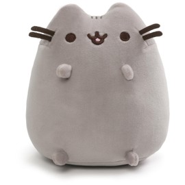 GUND Pusheen The Cat Sitting Pose Squisheen Plush, Squishy Stuffed Animal for Ages 8 and Up, Gray, 6”