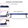 Sealoha 8ft Ultrasimple Adjustable&Foldable Balance Beam,High-Low Floor Beam Suede Gymnastics