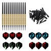 Accmor 12 Pcs Darts Plastic Tip, Soft Tip Darts Set,