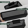 Ionoloy 6-Pack Plastic Paper Storage Basket Tray, Desktop Organizer Baskets,
