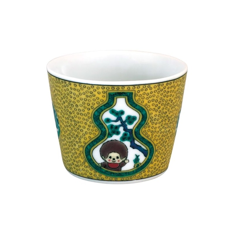 Monchhichi 712113 Kutani Ware Soba Bokokuchi Soba Choko (Diameter x