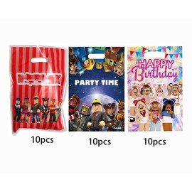 Ananju 30pcs Children Birthday Party Gift Bags Candy Bags Goody Bags Children Birthday Party Supplies Decorations (8)