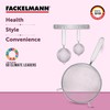 Fackelmann strainer, kitchen sieve made of stainless steel, fine mesh