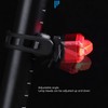 Bike Taillight USB Rechargeable IPX5 Waterproof Warning Function Lightweight Adjustable