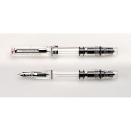TWSBI Eco T Fountain Pen, Clear CT, Suction Type, Fine Point F TWC10022