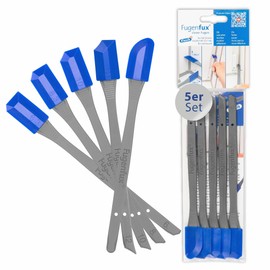 Classic (Plus) Fugenfux® Set of 5 – Joint Smoother | Joint Puller with Revolutionary Magic Tip for Extremely Tight Areas | 5 Optimised Special Joint Heads | Made in Germany | For All Sealants