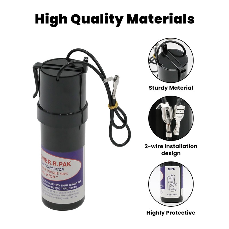 FRIOCASA SPP6 Hard Start Kit for Air Conditioner, Replacement 115V