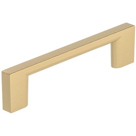 Richelieu Hardware BP816096CHBRZ Armadale Collection 3 3/4-inch (96 mm) Center-to-Center Champagne Bronze Modern Rectangular Cabinet and Drawer Pull Handle for Kitchen, Bathroom, and Furniture